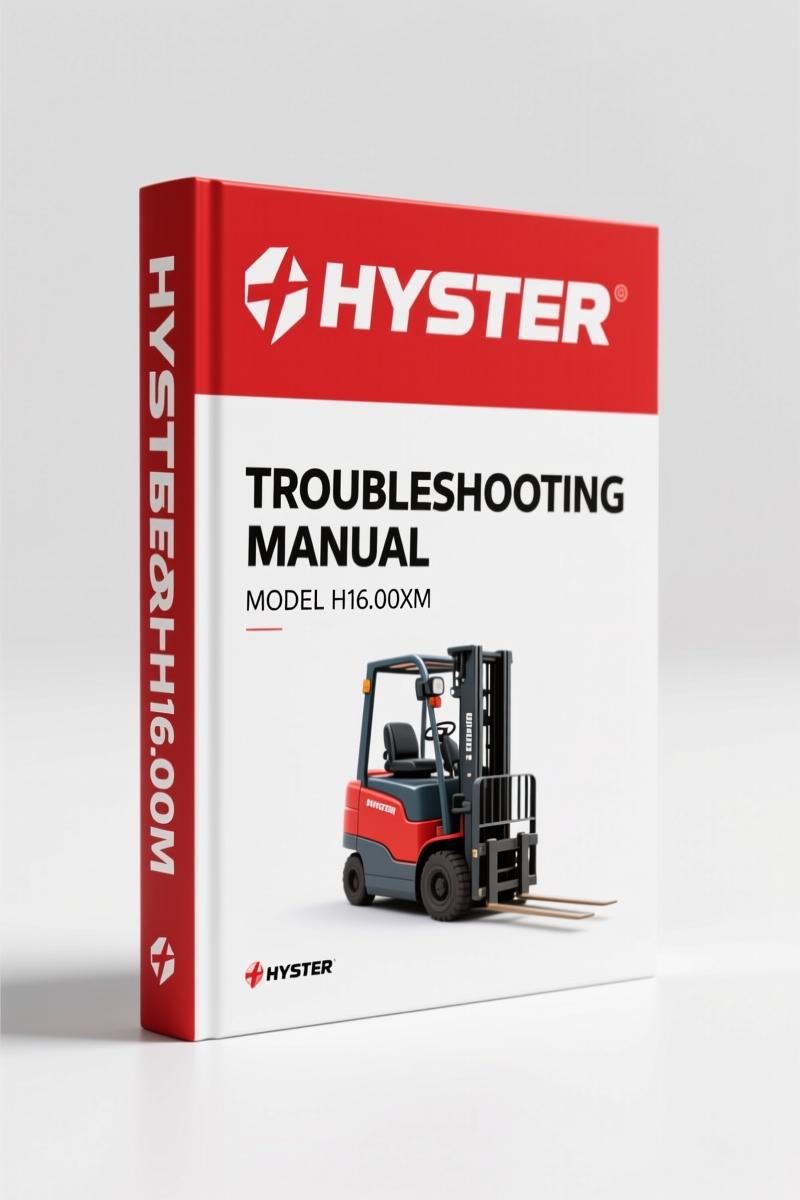 Hyster H12.00XM, H8.00XM, H13.00XM, H10.00XM-12EC, H16.00XM Troubleshooting Manual