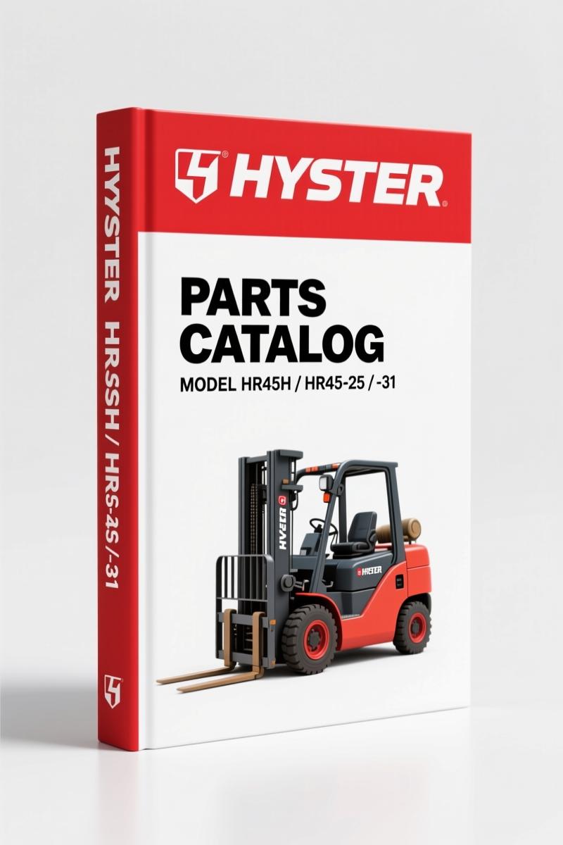 Hyster HR45-25, HR45H, -31, -36L, -40LS 2005 Parts Catalog OEM Diagrams