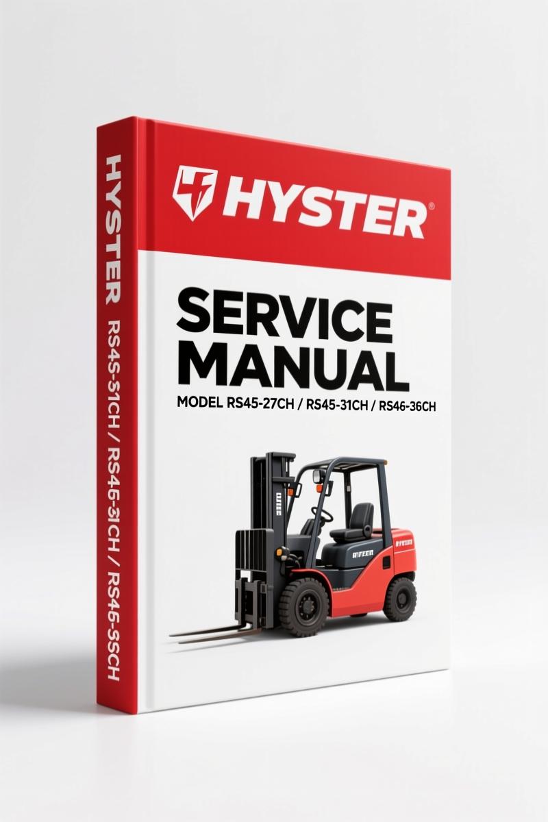 Hyster HR45-25, HR45-27, HR45-31, HR45-36L, HR45-40LS 2006 Service Manual – Factory Diagnostics