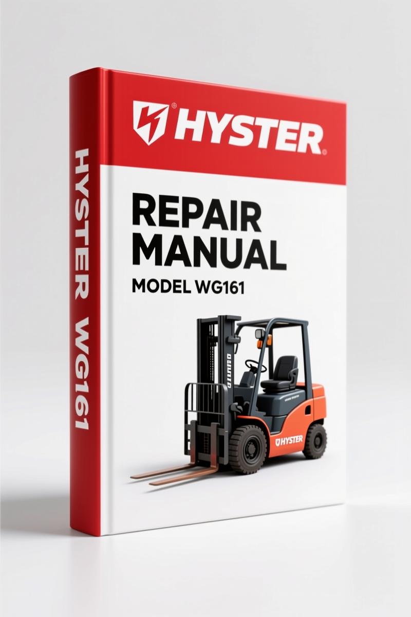 Hyster WG161 2015 Repair Manual – Factory ZF Transmission Specs