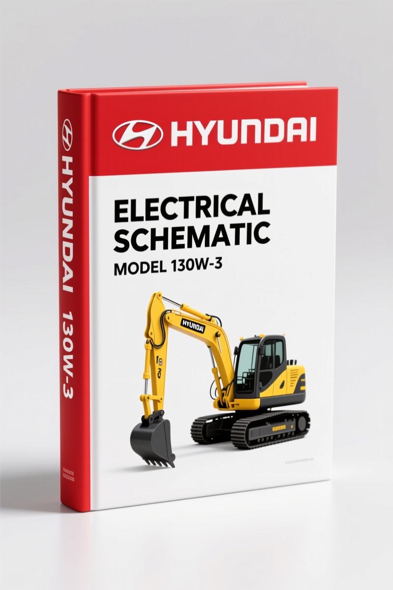 Hyundai 130W-3 Electrical Schematic – 49-Page OEM Wiring Data
