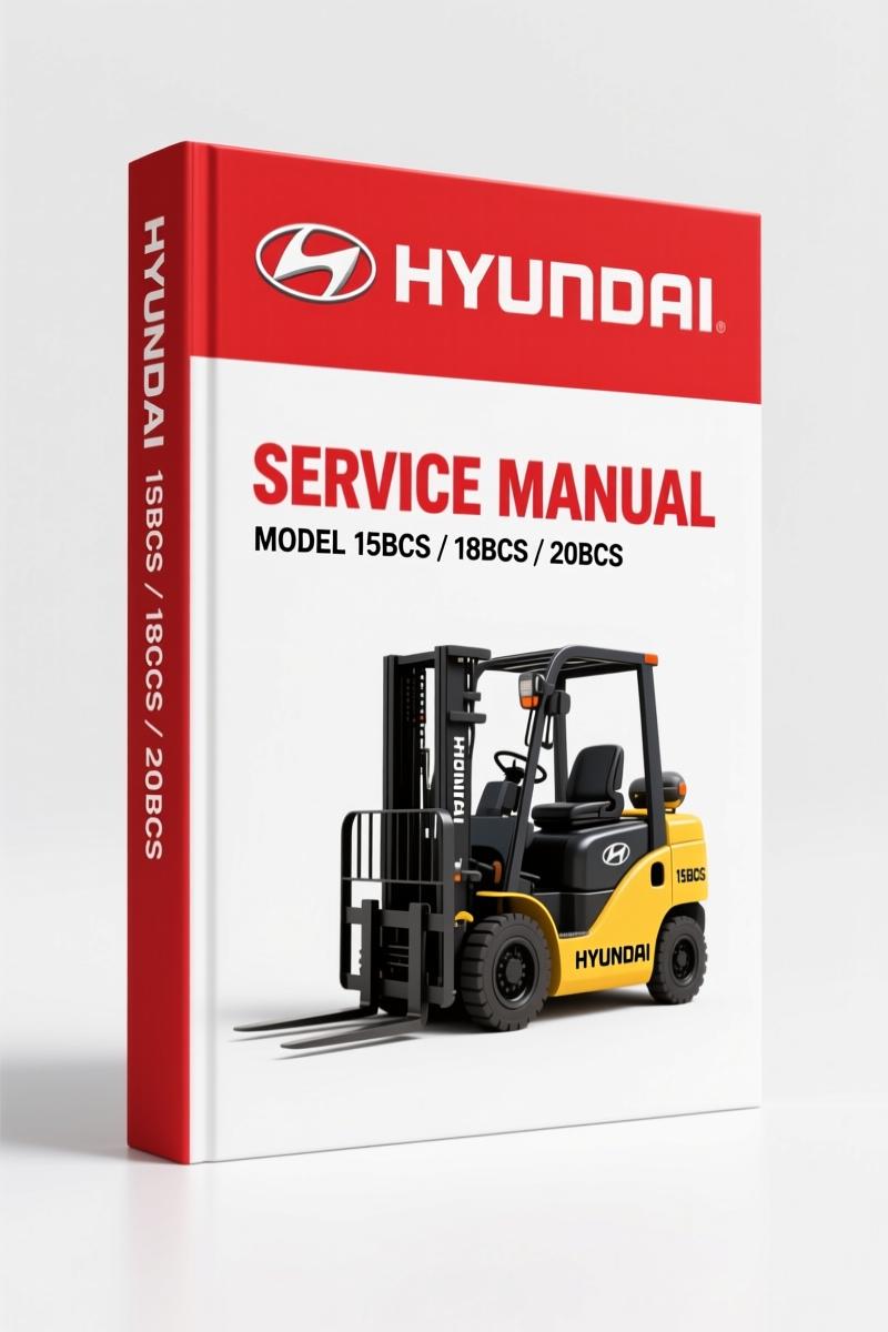 Hyundai 15Bcs, 18Bcs, 20Bcs Service Manual – 277 Pages