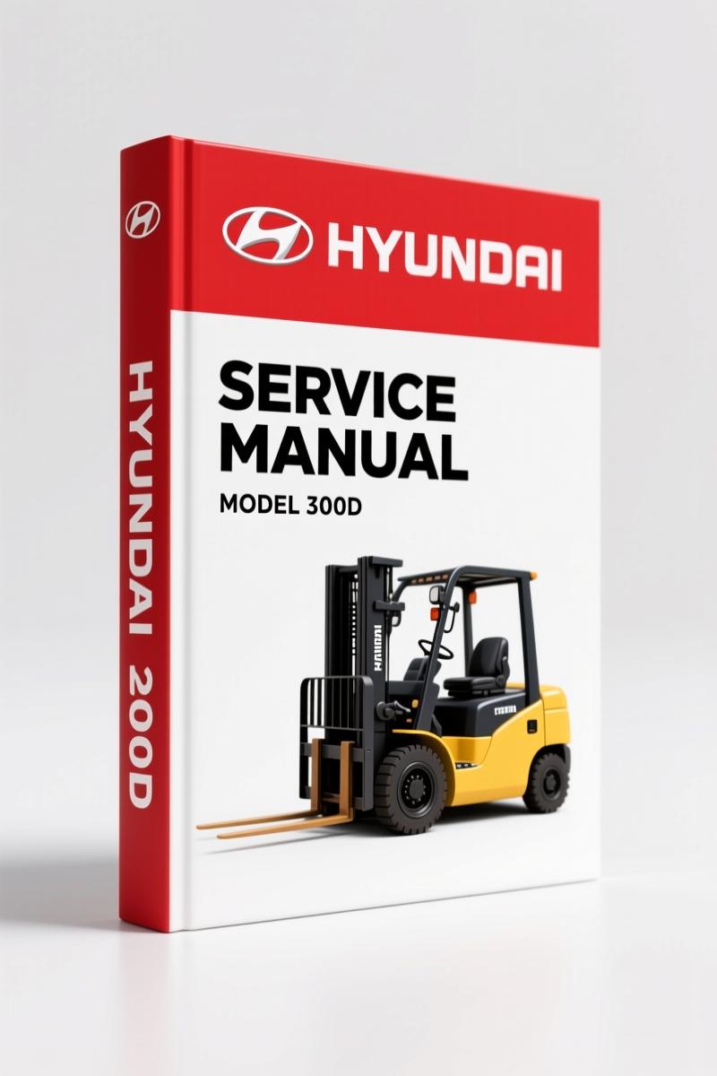 Hyundai 300D Service Manual – Factory Powertrain & Hydraulics