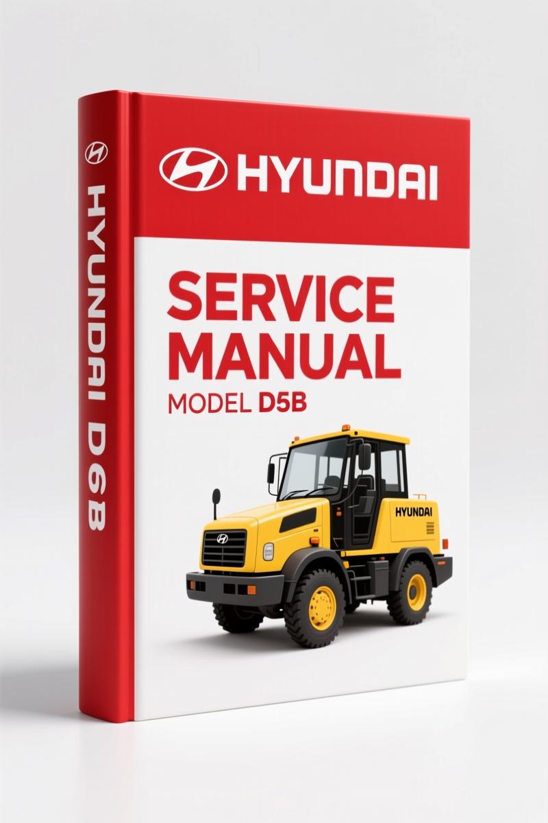 Hyundai D6B Service Manual – Factory Specs for the D6B Diesel Engine