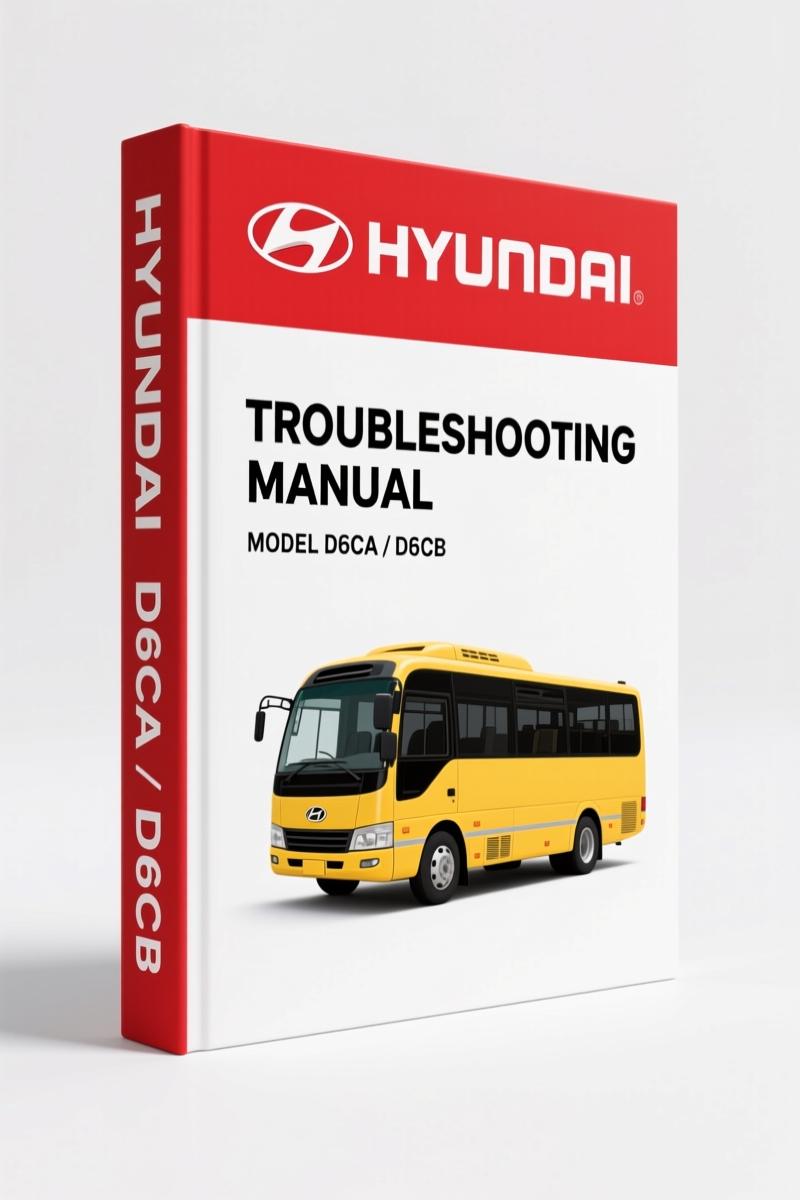 Hyundai D6CA, D6CB Troubleshooting Manual – Factory DTC Logic