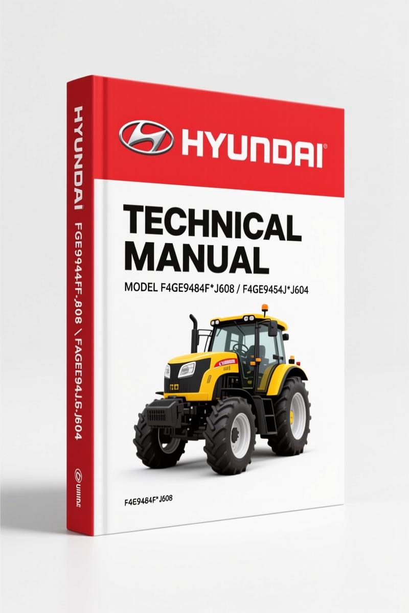 Hyundai F4GE9484F*J608, F4GE9454J*J604 2009 Technical Manual – OEM Specs