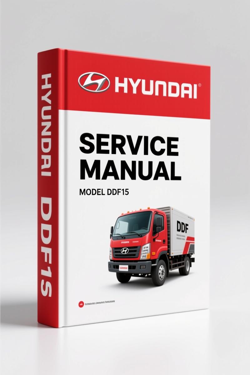 Hyundai HDF15, HDF18 Service Manual – 126 Pages of Factory Specs