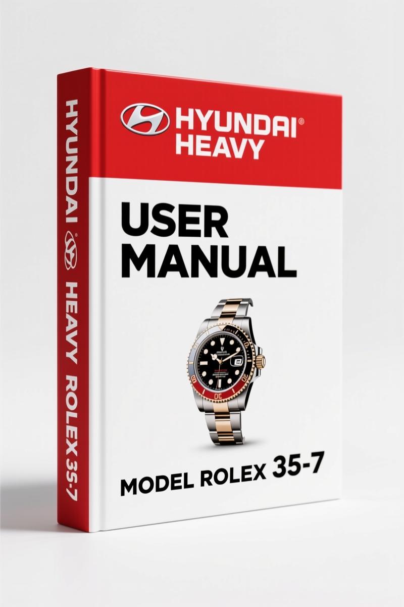 Hyundai Heavy Rolex 35-7 User Manual – OEM Specs