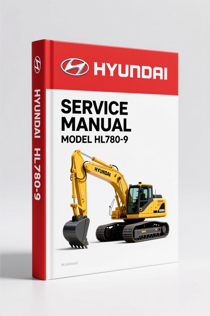 Hyundai HL780-9 Service Manual – Factory Hydraulic Specs