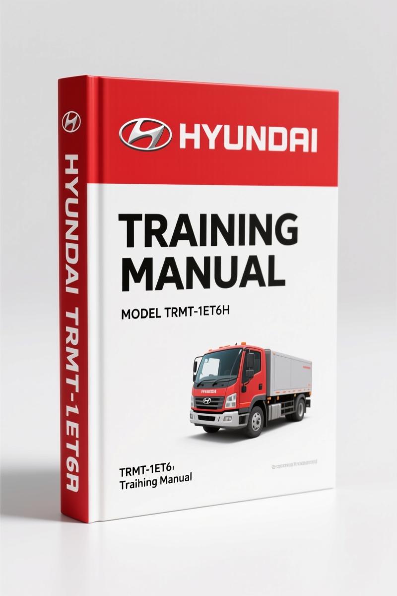 Hyundai TRMT-1ET6H 2009 Training Manual – Factory Transmission Diagnostics
