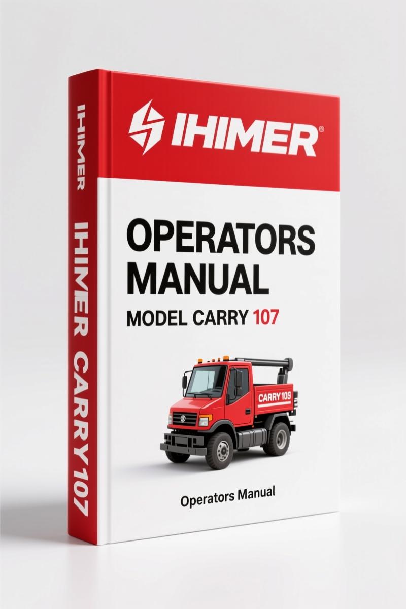 Ihimer CARRY 107, CARRY 107-E 2008 Operators Manual – OEM Specs