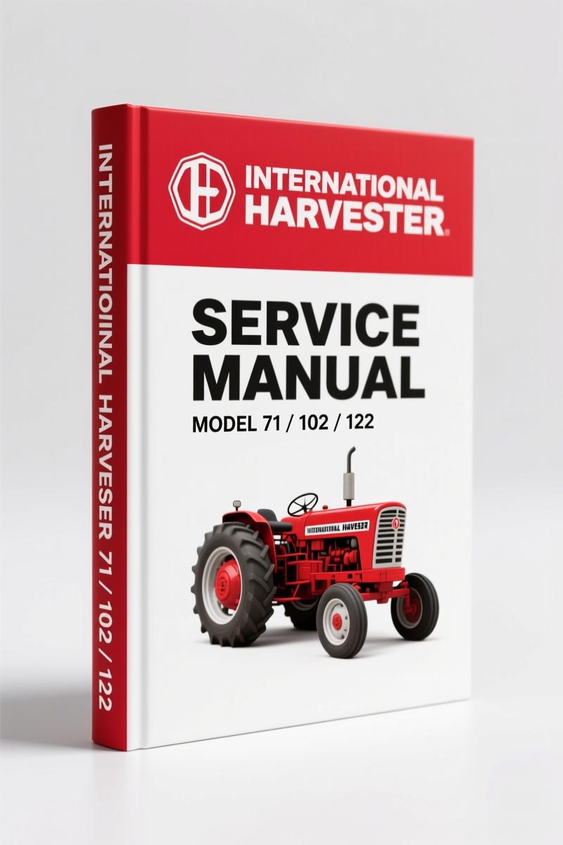 International Harvester 71, 102, 122, 123 Service Manual – OEM Factory Specs