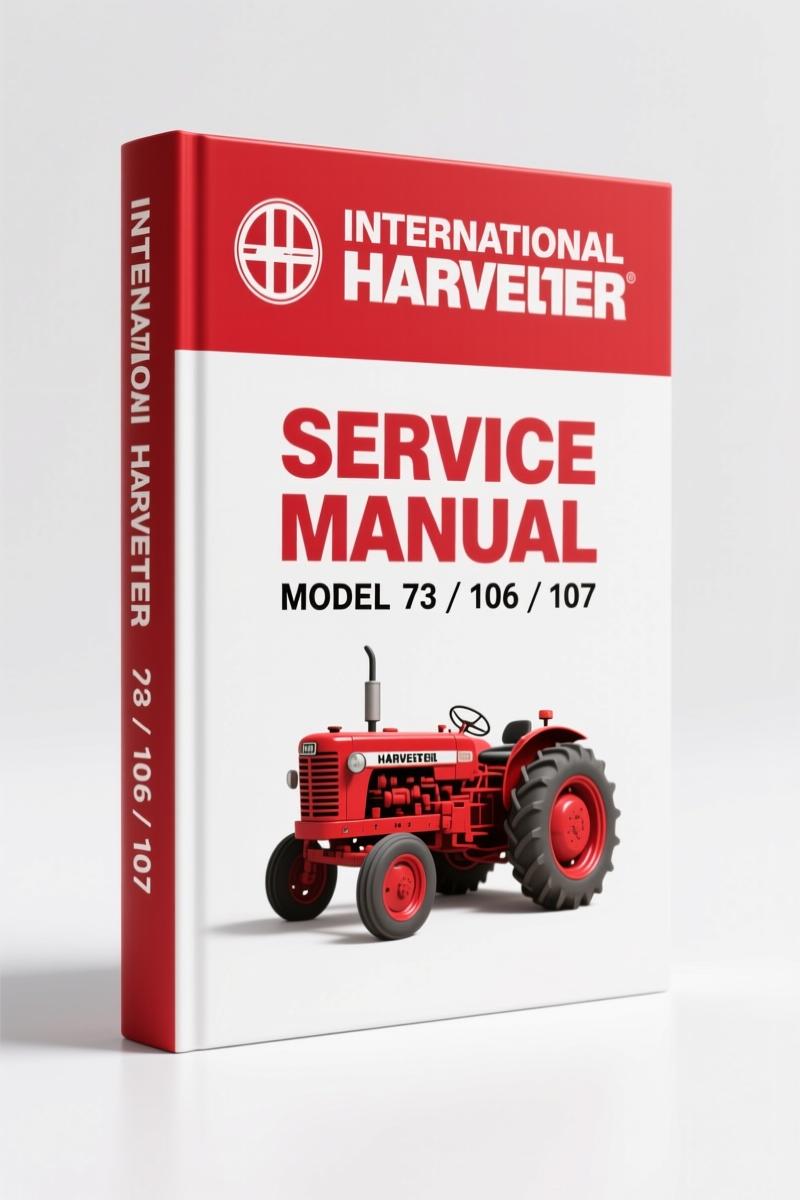 International Harvester 73, 106, 107, 126, 127 Service Manual – 155 Pages