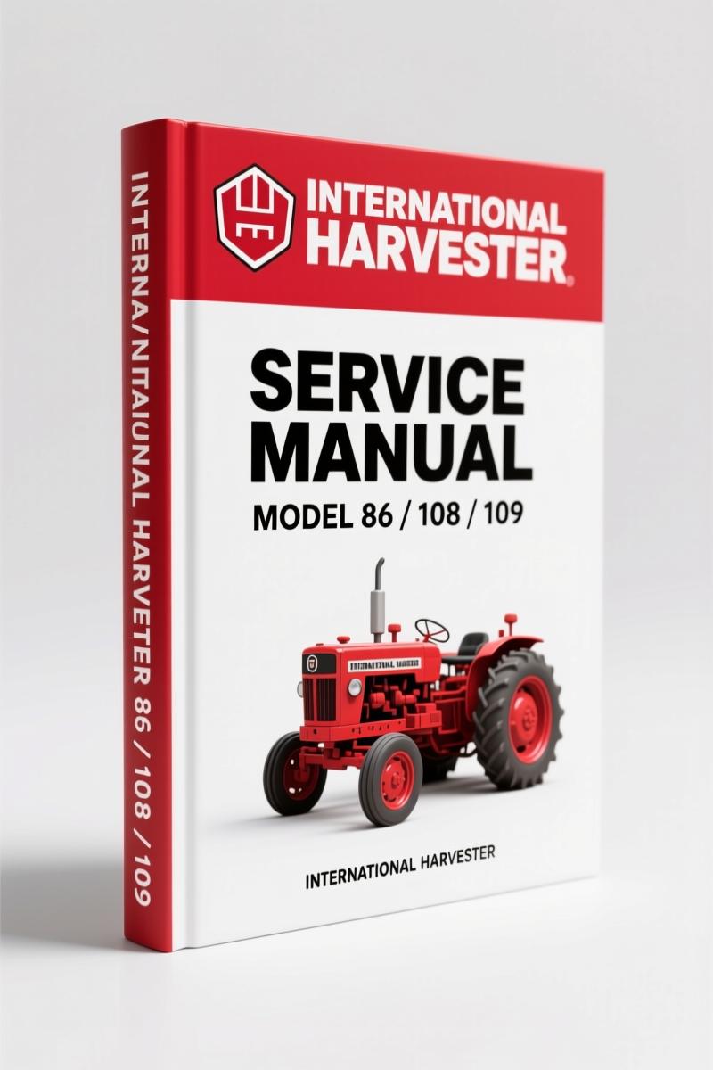 International Harvester 86, 108, 109, 128, 129 1979 Service Manual – OEM Factory Specs