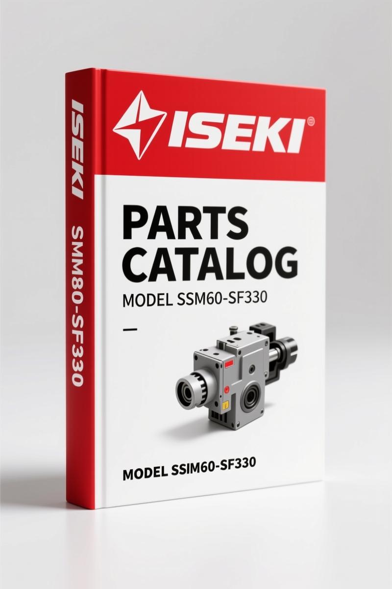 Iseki SSM60-SF330 SSM72-SF330 Parts Catalog 24 Pages OEM