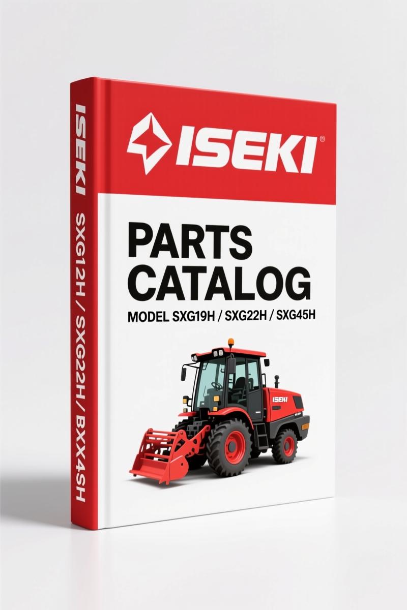Iseki SXG19H, SXG22H 2010 Parts Catalog – 238 Pages OEM Parts Breakdown