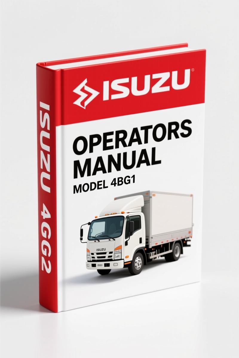 Isuzu 4BG1 Operators Manual – Factory Specs for Industrial Diesel