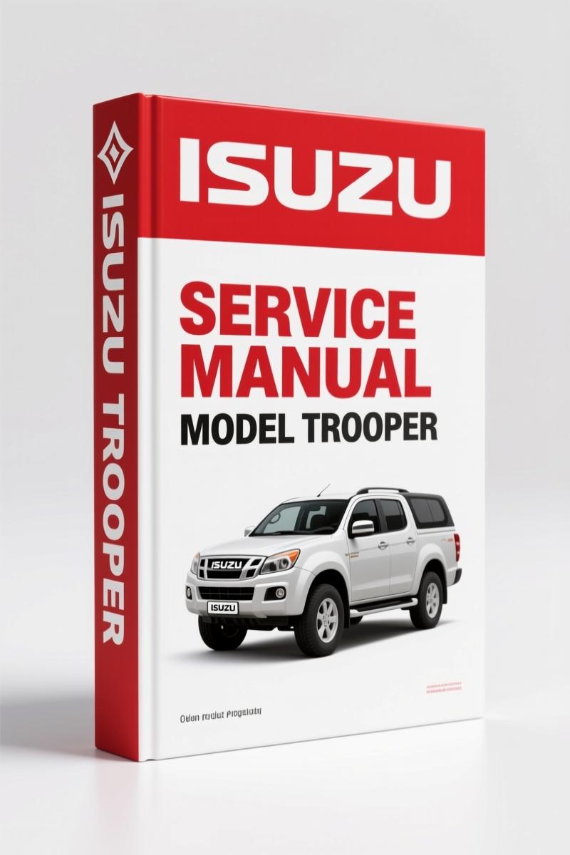 Isuzu Trooper Service Manual – Factory Maintenance Schedule 1998-2002