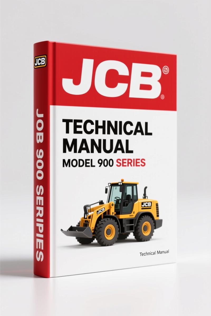 JCB 900 Series 1990 Technical Manual – Factory Axle Setting Specs