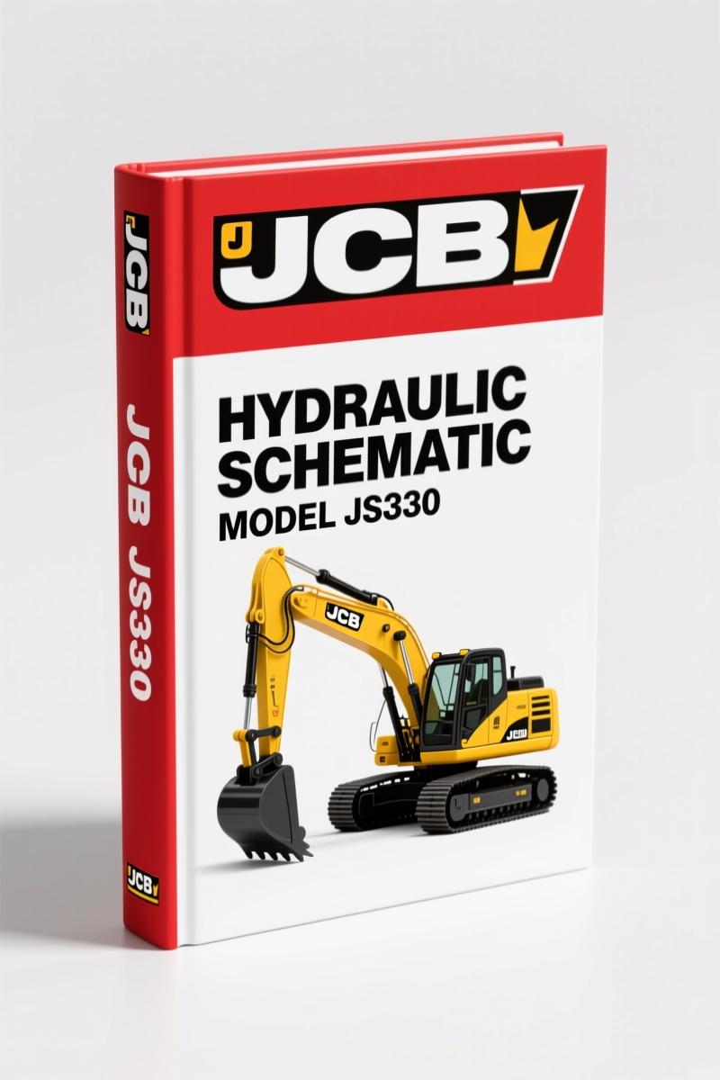 JCB JS330 2004 Hydraulic Schematic – Official Factory Document