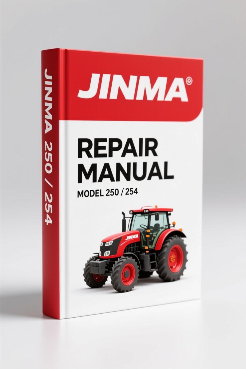 Jinma 250, 254 Repair Manual – Factory Specs for 25 hp Tractors