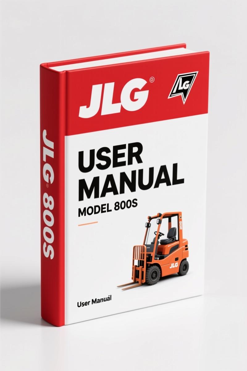 JLG 800S, 860SJ 2008 User Manual – Factory Safety and Operation Specs