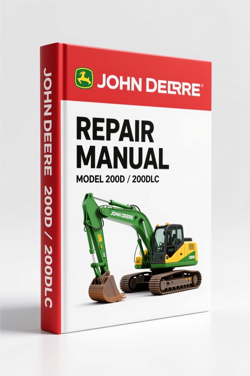 John Deere 200D, 200DLC 2009 Repair Manual – Factory Specs