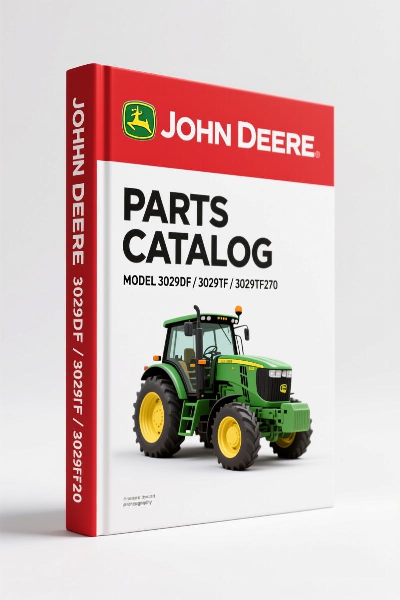 John Deere 3029DF, 3029TF, 3029TF270 2003 Parts Catalog – OEM Exploded Views
