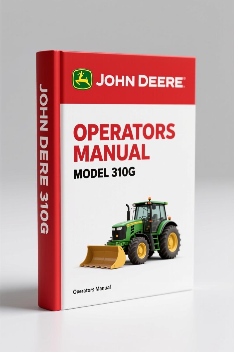 John Deere 310G 310SG 315SG Operators Manual – OEM Specs