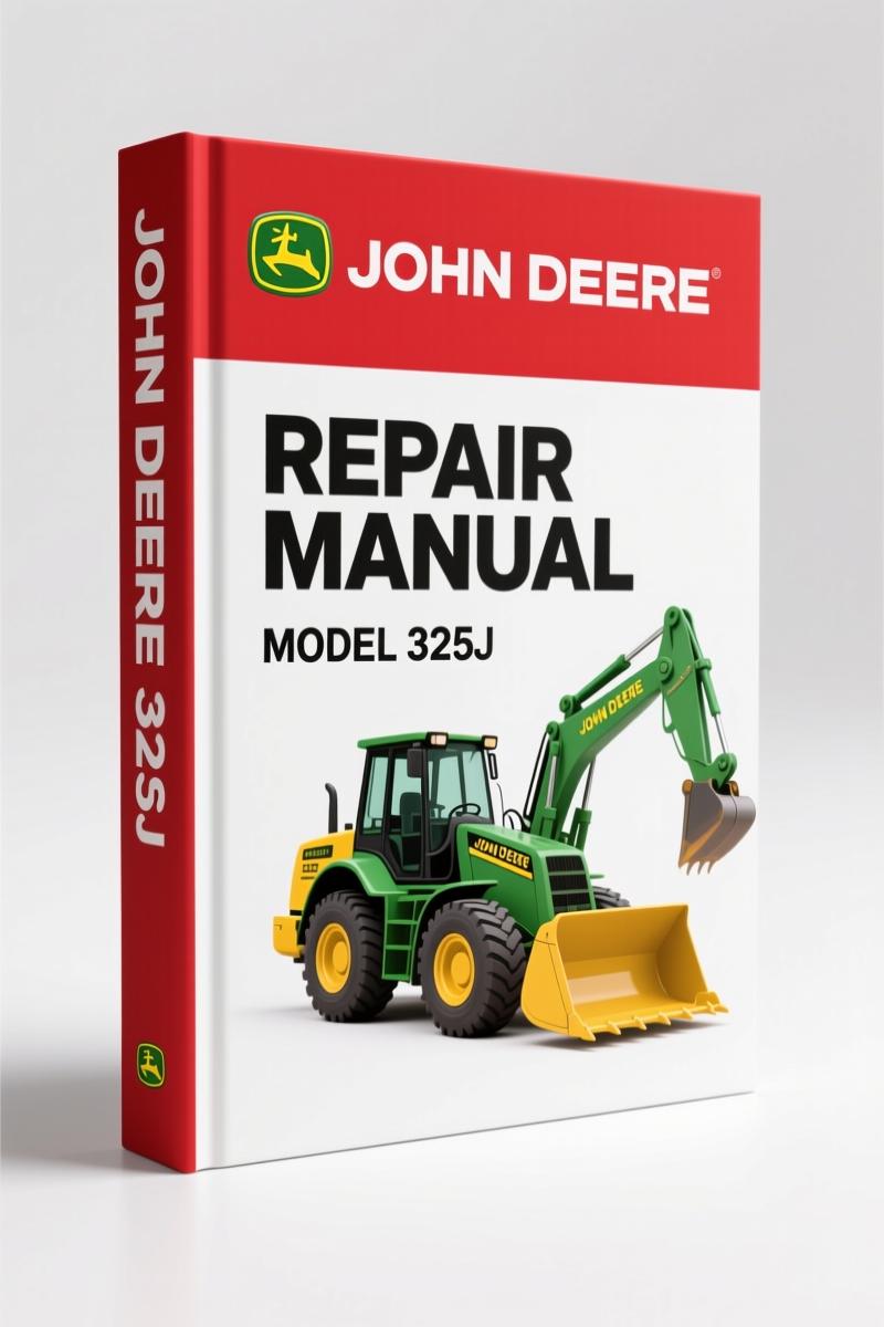 John Deere 325J 2011 Repair Manual — Factory Specs for Backhoe Loader