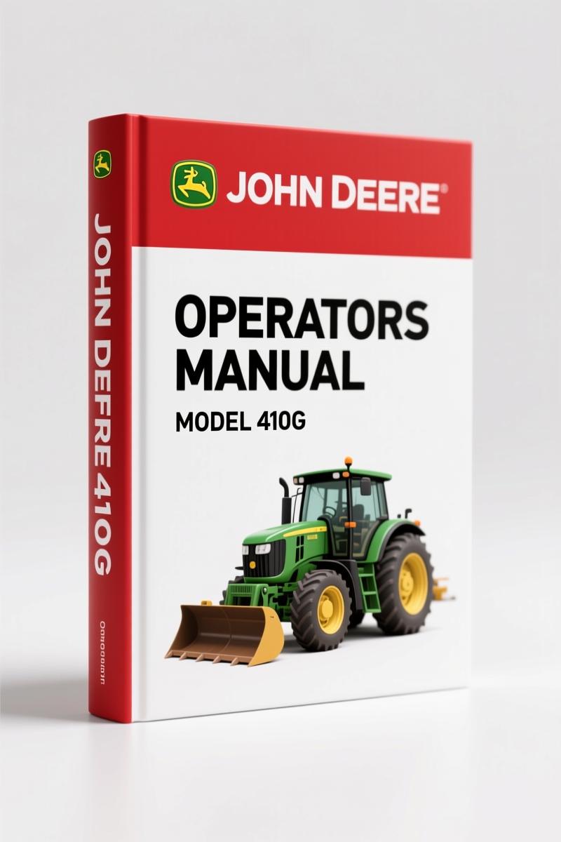 John Deere 410G Operators Manual – 236 Pages of Factory Safety & Operation Specs