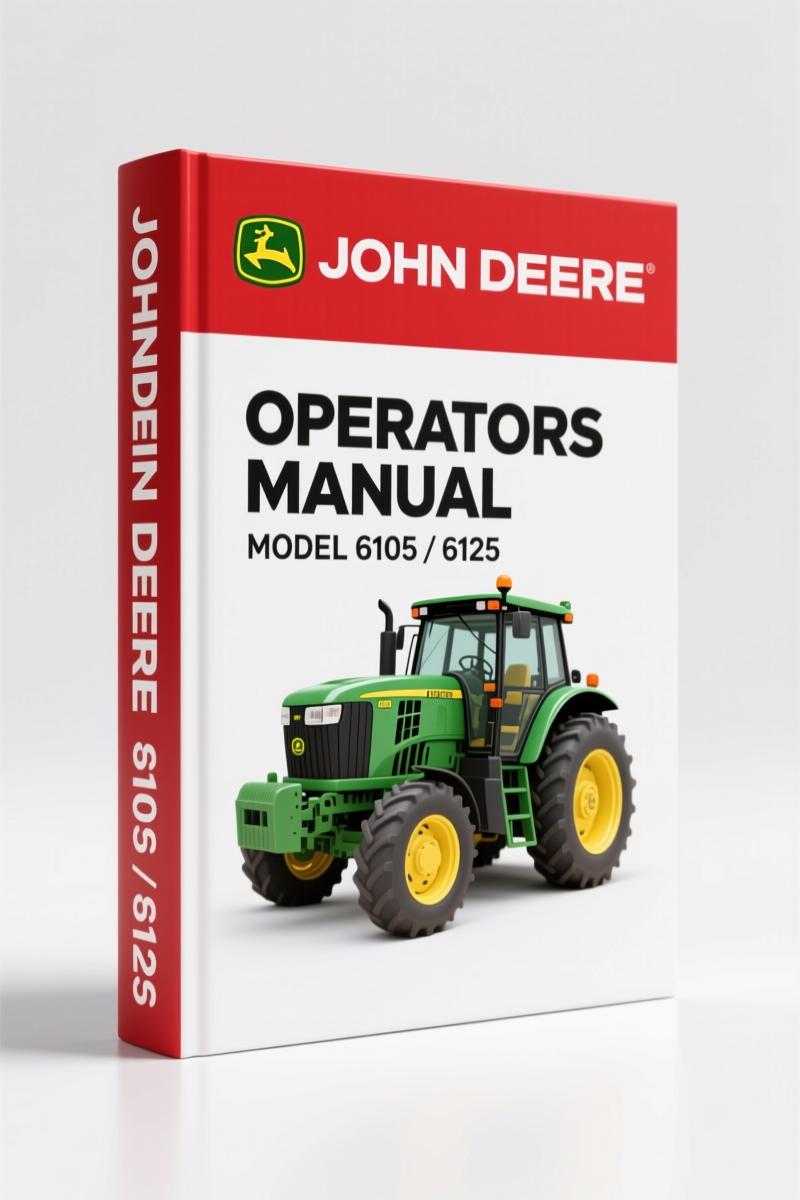 John Deere 6105, 6125 2004 Operators Manual – OEM Specs