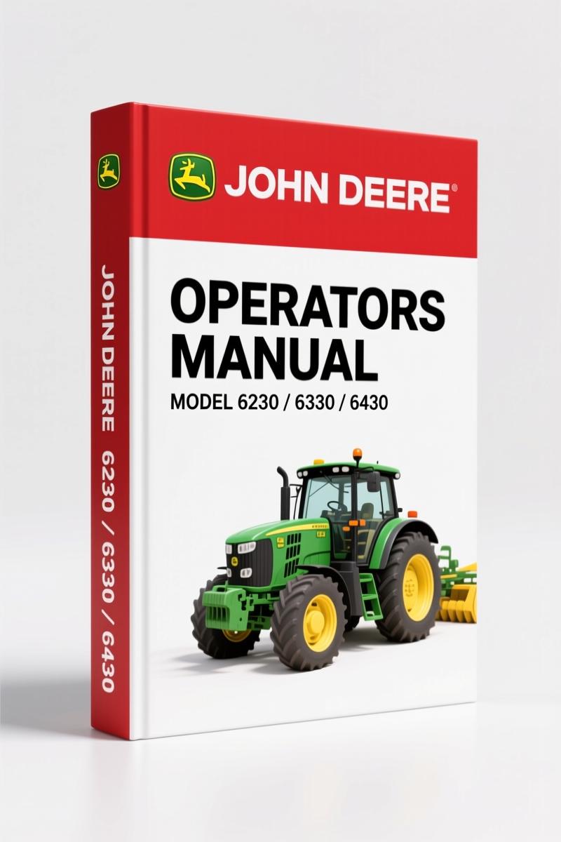 John Deere 6230, 6330, 6430 2008 Operators Manual – OEM Factory Specs