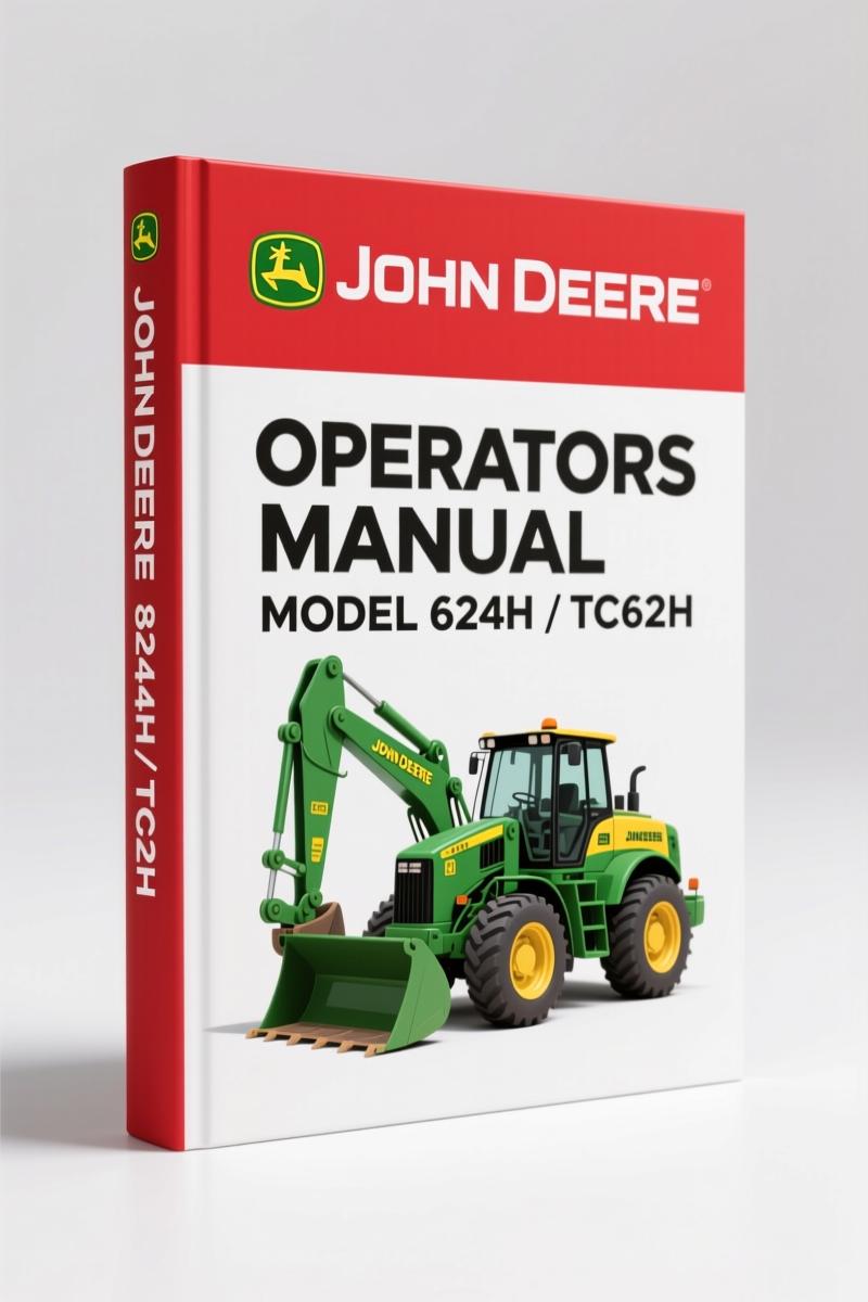 John Deere 624H, TC62H Operators Manual – 248 Pages – OEM Factory Specs