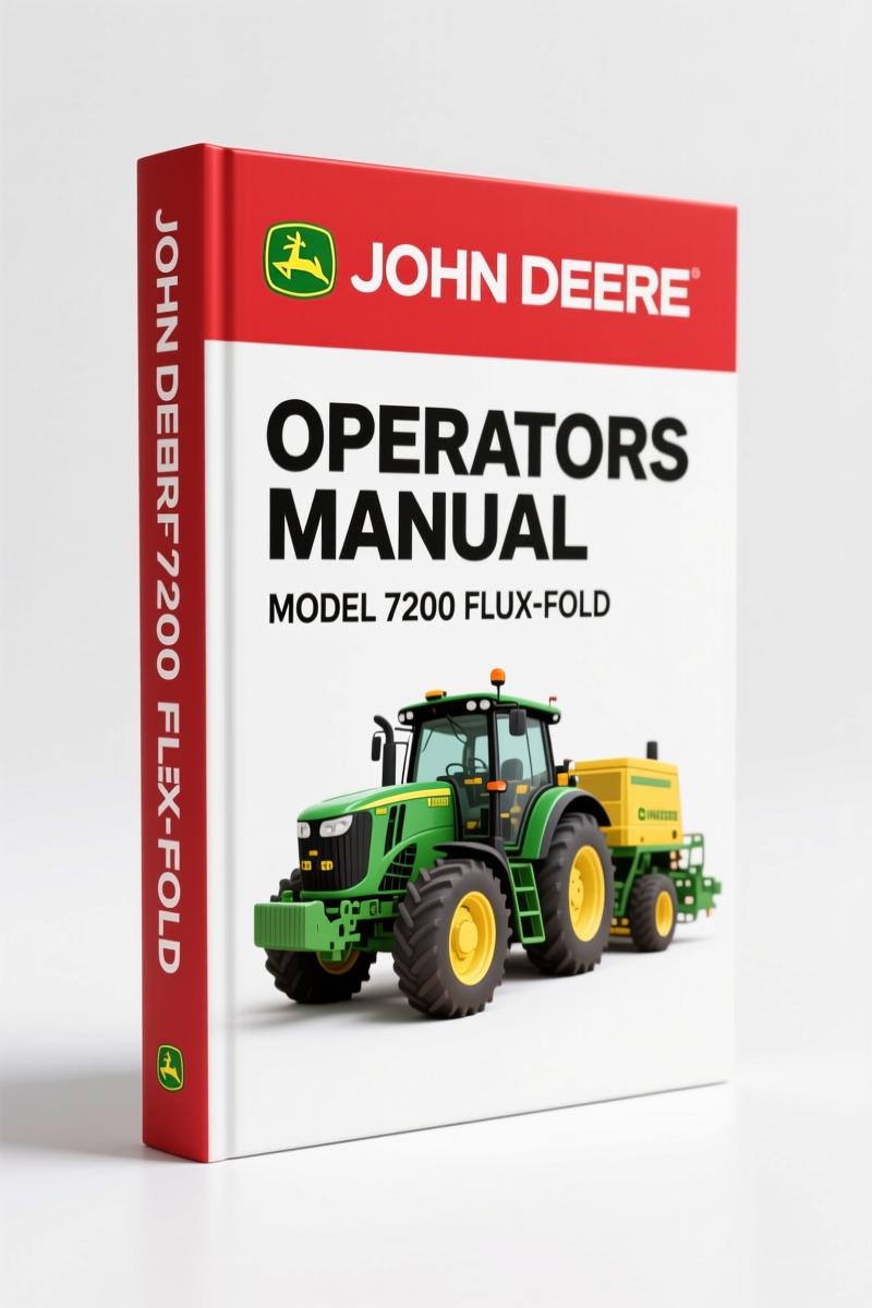 John Deere 7200 Flex-Fold 1990 Operators Manual – Factory Operating Specs