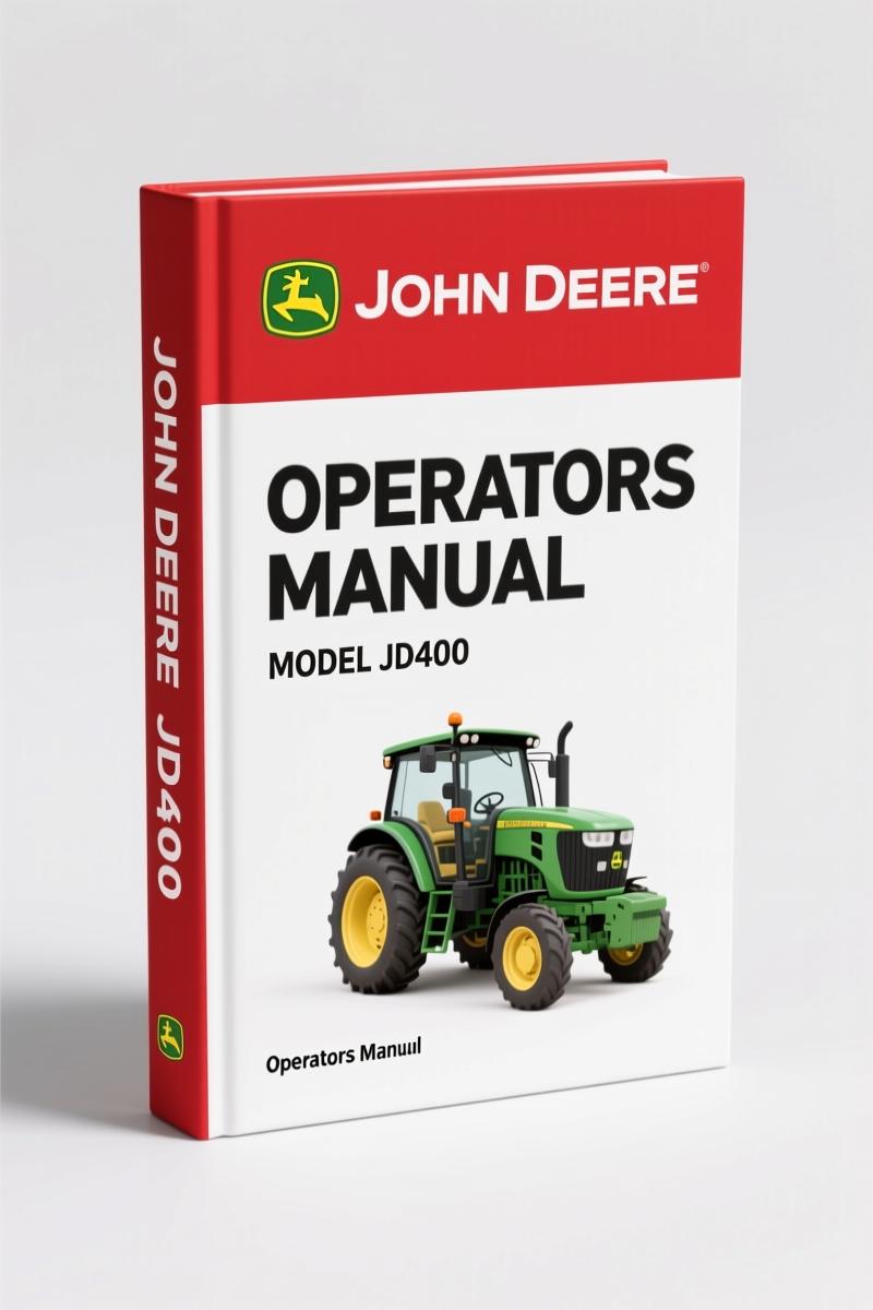 John Deere JD400 Operators Manual – OEM Specs for Tractors and Loaders