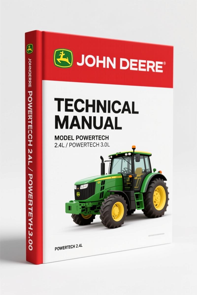 John Deere POWERTECH 2.4L, POWERTECH 3.0L 2005 Technical Manual – 420 Pages