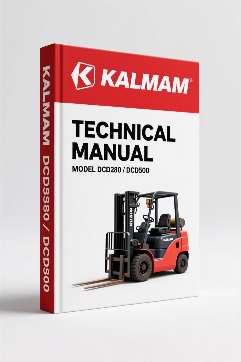 Kalmar DCD280 DCD500 2001 Technical Manual – 268 Pages OEM Specs