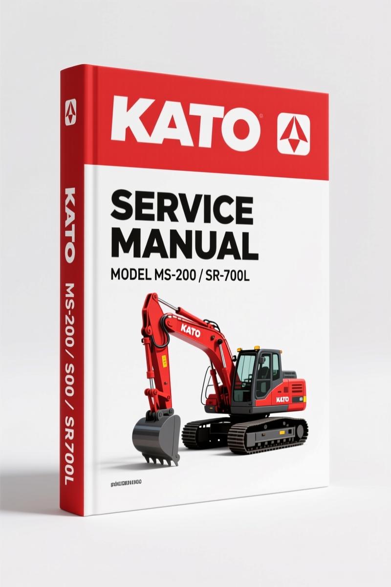 Kato SR-700L, MS-200 Service Manual – Factory Diagnostics for Crane Control