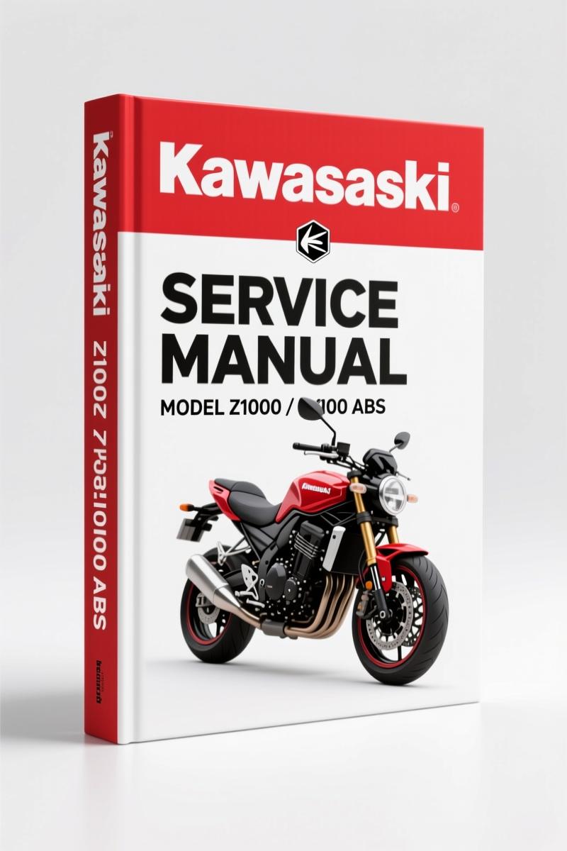 Kawasaki Z1000, Z1000 ABS Service Manual – 709 Pages OEM