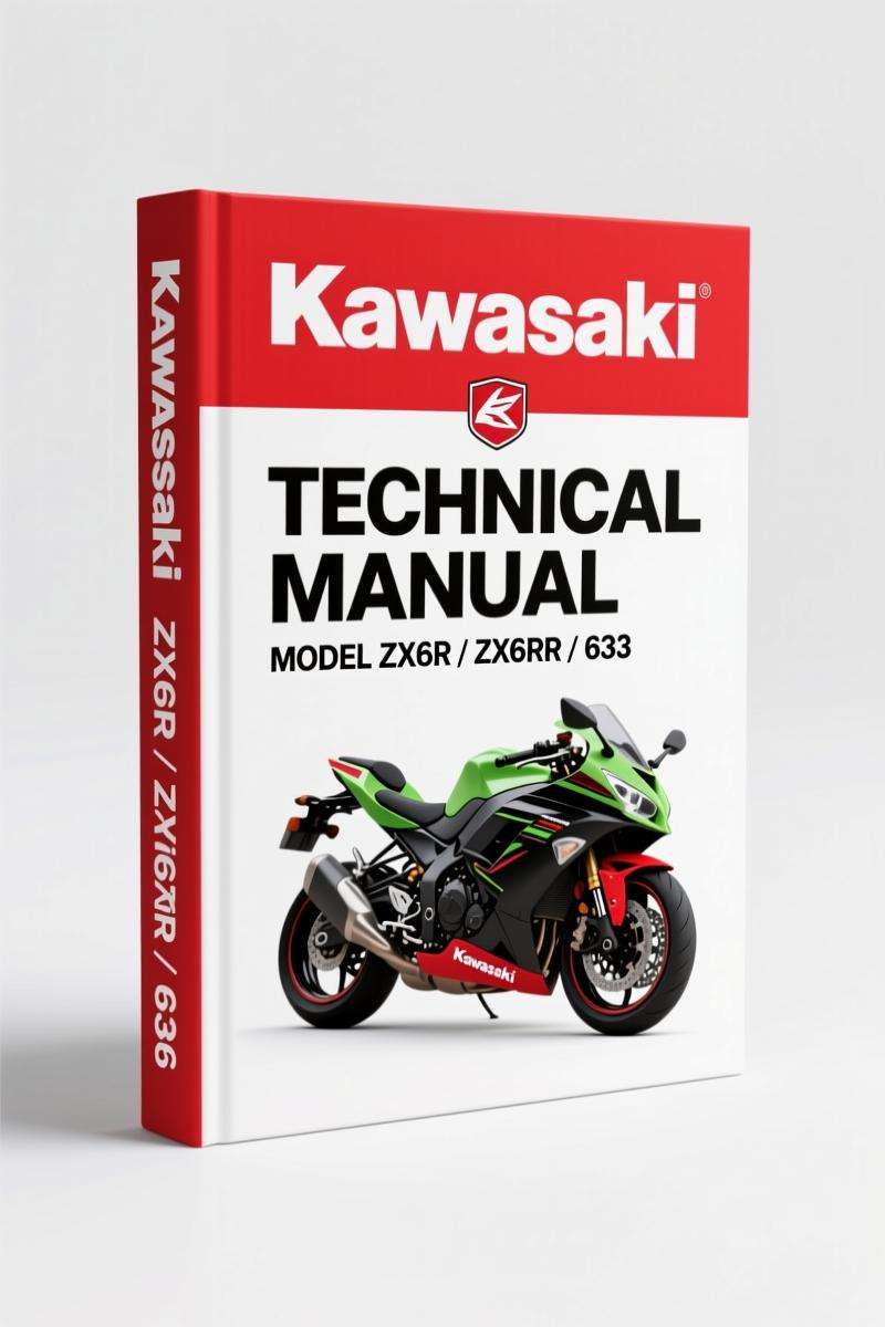 Kawasaki ZX6R 2002 Service Manual – 514 Pages Factory Specs