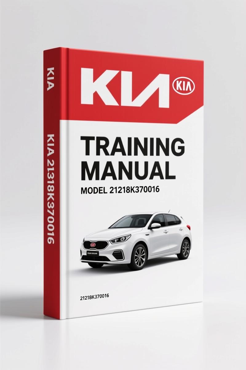 Kia 21218K370016 Training Manual – Factory Electrical Fundamentals for Technicians