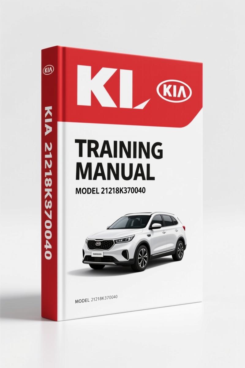 Kia 21218K370040 2007 Training Manual – Steering System Factory Documentation