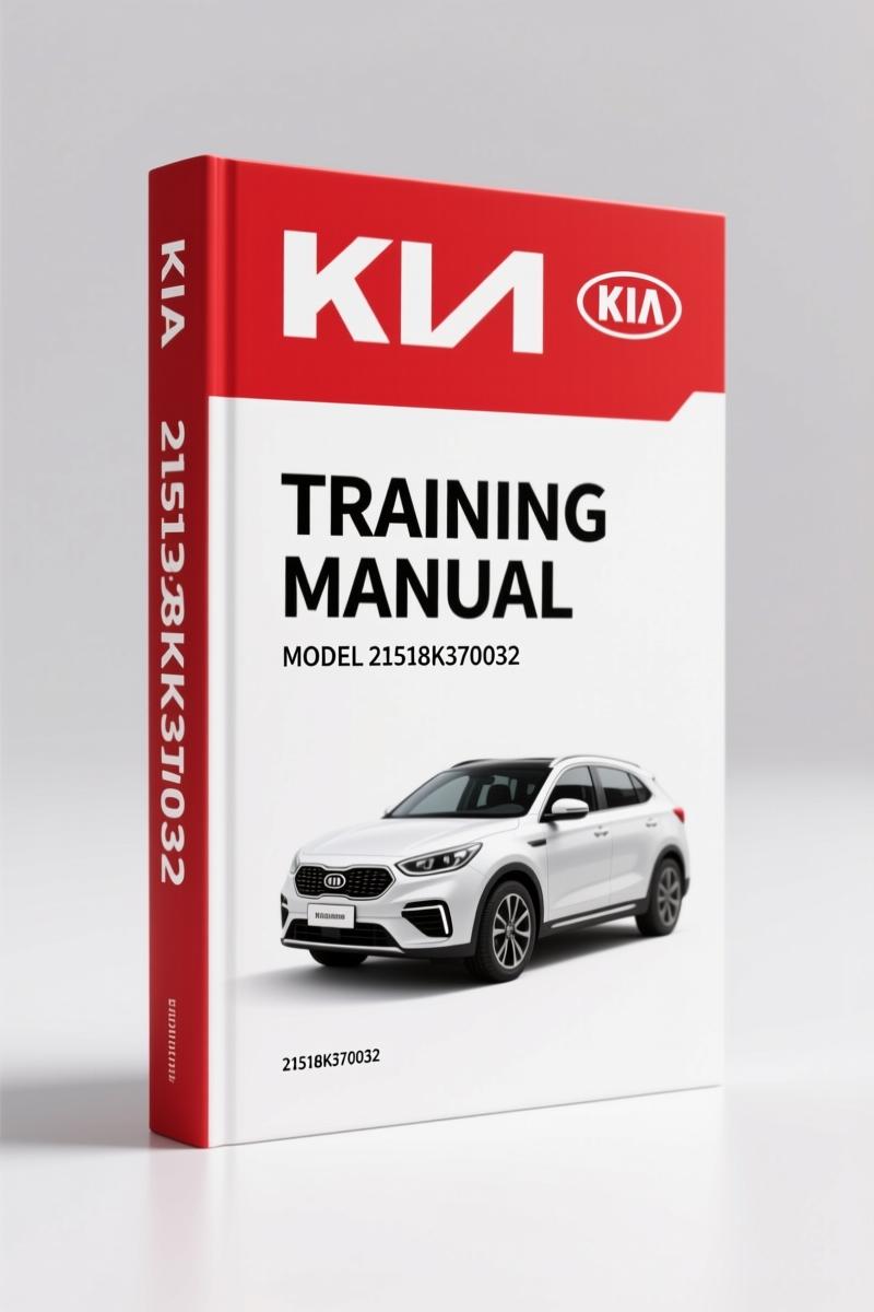 Kia 21518K370032 2007 Training Manual – Automatic Transmission Diagnostics