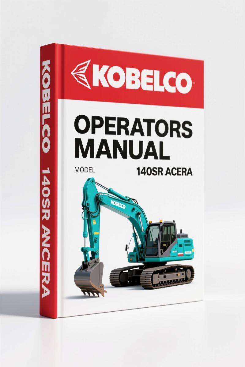 New Holland Kobelco 140SR ACERA 2009 Operators Manual – OEM Specs