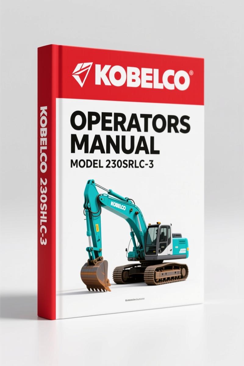 New Holland Kobelco 230SRLC-3 2012 Operators Manual – 184-Page OEM Document