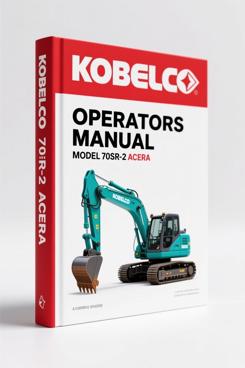 New Holland Kobelco 70SR-2 ACERA 2010 Operators Manual – 242-Page OEM Document