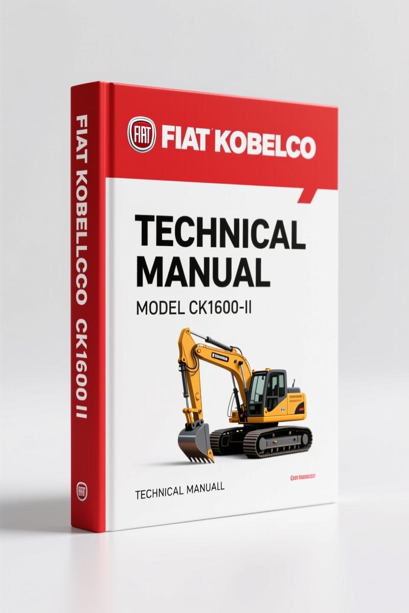 FIAT Kobelco CK1600-II Technical Manual – 33-Page OEM Spec Sheet