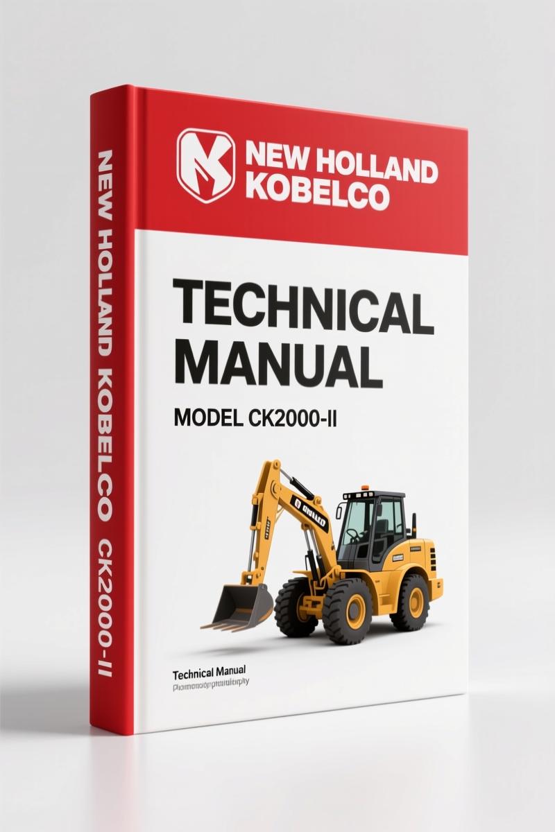 New Holland Kobelco CK2000-II Technical Manual – Factory Specs