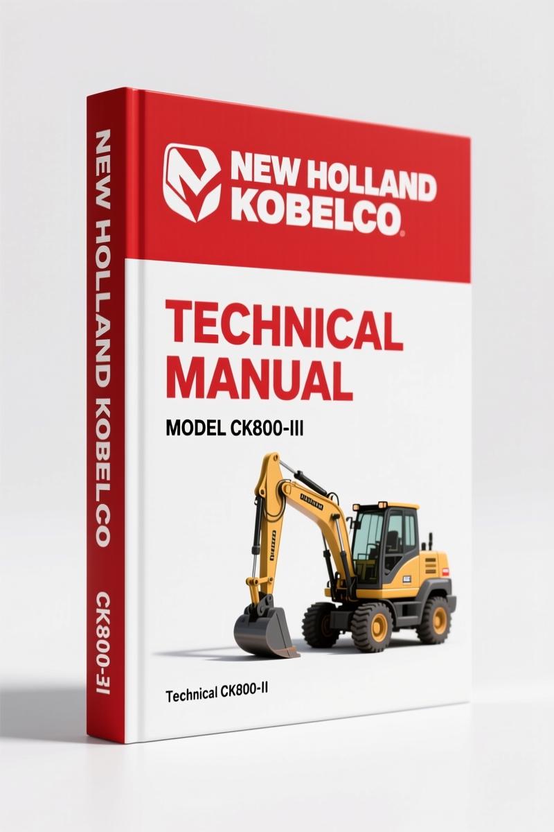 New Holland Kobelco CK800-III Technical Manual – 32 Pages